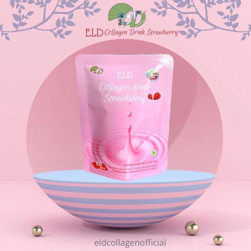 

Termurah_ ELD COLLAGEN 60gr // ELD COLLAGEN DRINK STRAWBERRY// ELD COLLAGEN DRINK 60gr