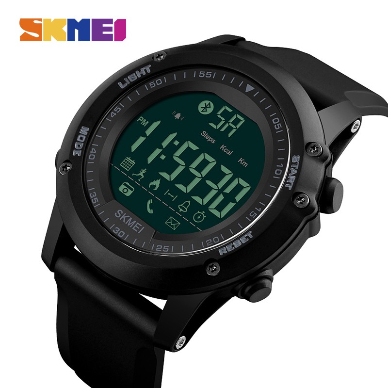 Jam Tangan Olahraga Smartwatch Bluetooth - 1321 - Black - EMWSAMBK SKMEI