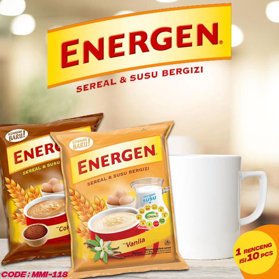 

Energen Sereal 29 Gr Isi 10 Sachet (Per Renceng) Mmi-118