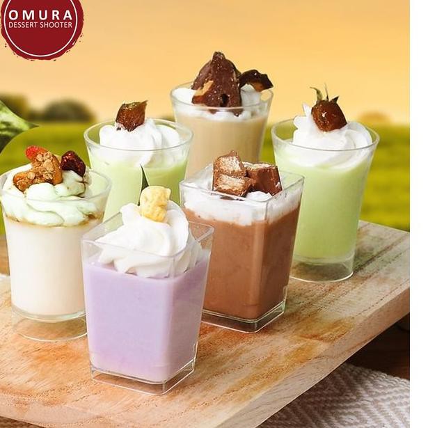 

DISKON Omura Dessert Premix Instant Panna Cotta Pudding Italia Rasa Chocolate / Cokelat & Wadah kota