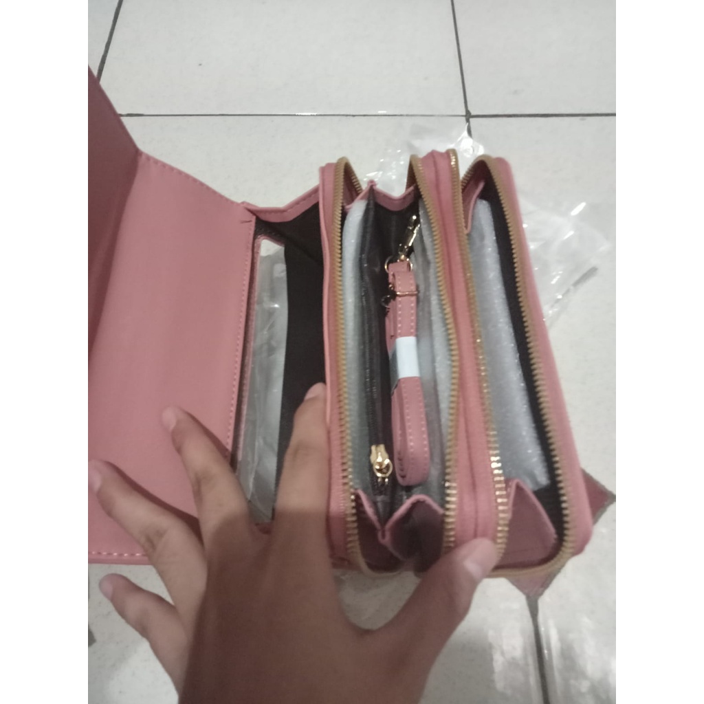 Dompet  Panjang HP Touch Screen 4in1 / Tas Selempang Wanita ORIGINAL FOREVER YOUNG Import - 392