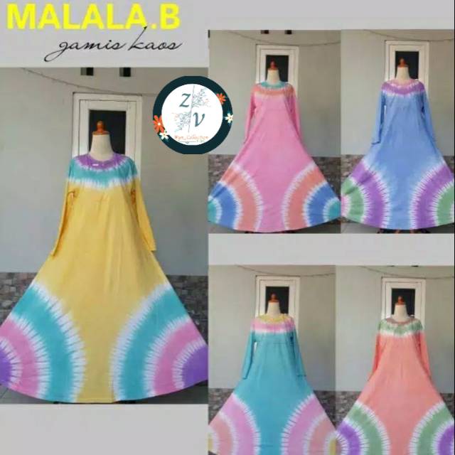 Daster kaos malala kain adem dan nyaman di pakai keseharian