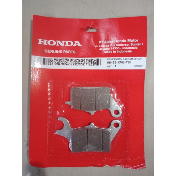 KAMPAS REM CAKRAM DEPAN ASLI HONDA MATIC, 100% ORIGINAL