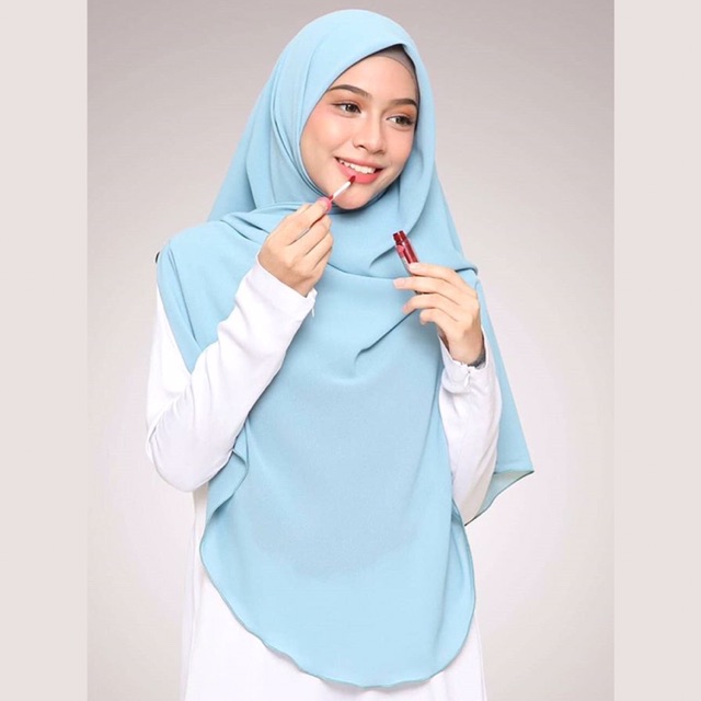 Khimar segiempat oval part 1 / bawal curve / khimar malaysia / khimar curve / ...............................        hawwa veil by zafiyya miza-6