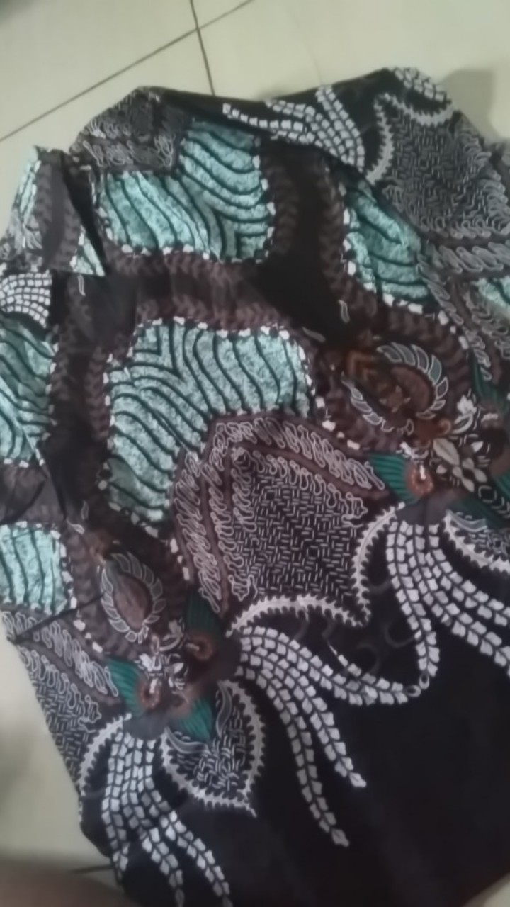 Maura Couple - Sania Ruffle Batik Couple Ori Ndoro Jowi Garansi Termurah Shopee - Batik Modern Solo