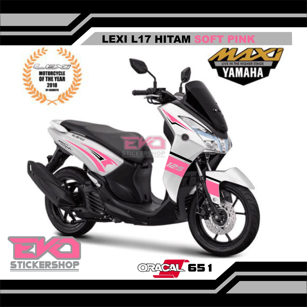 Stiker Lexi Putih cutting sticker