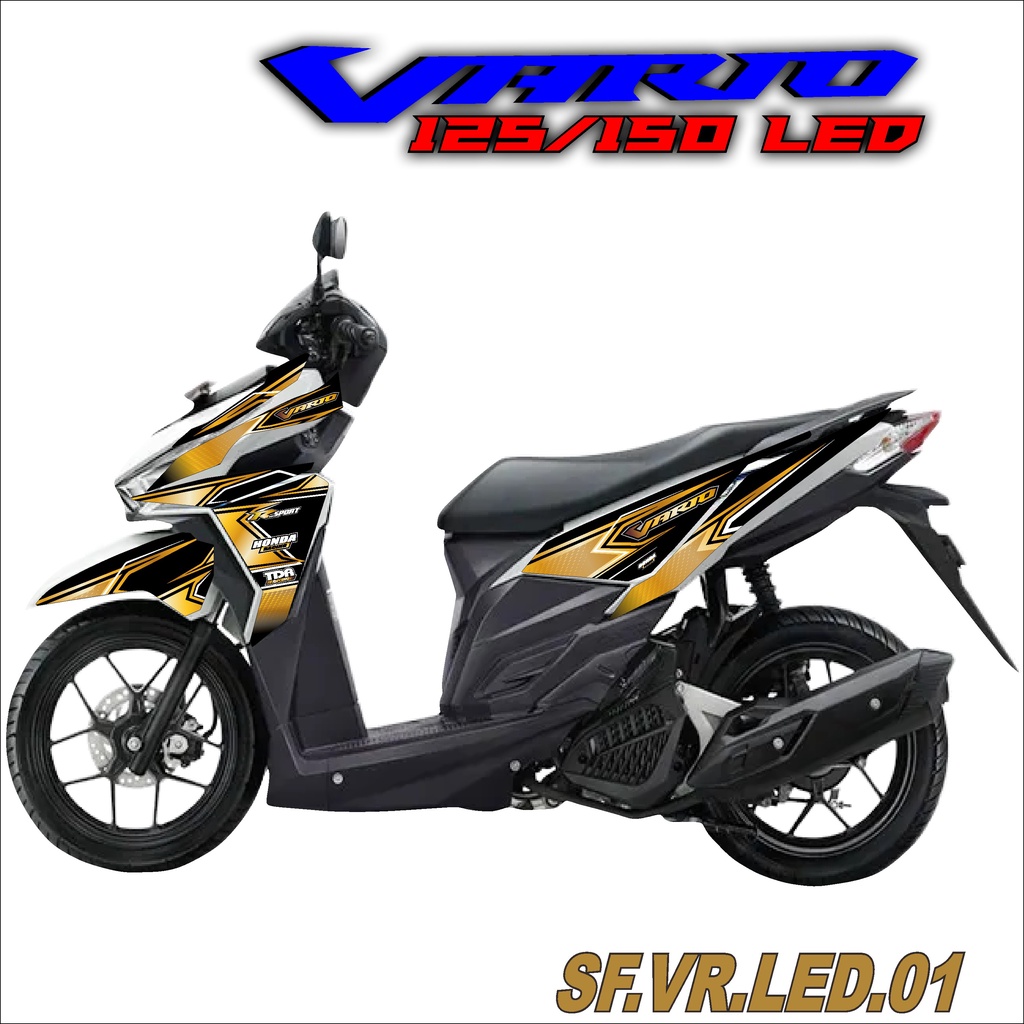 VARIO STIKER CUTTING VARIO LED - STICKER VARIASI HONDA VARIO 125 -150 LED AH 01