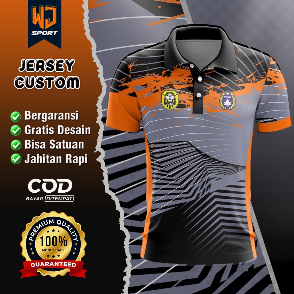 Jersey Futsal sublim Sepak Bola Printing Custom Murah  Setelan Lengan Panjang Sepeda Gowes Trail Dow