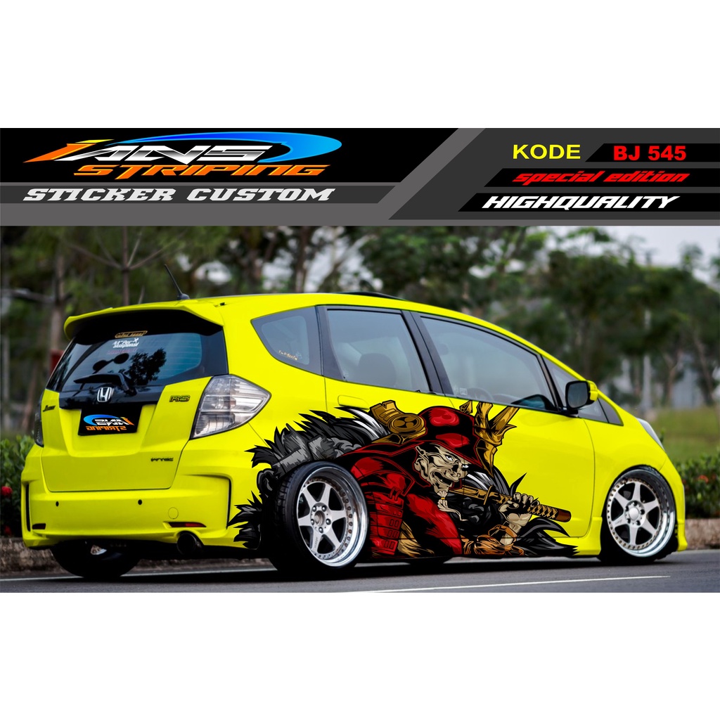 STICKER VARIASI MOBIL JAZZ BRIO AGYA SIGRA YARIS / DECAL MOBIL / STIKER DECAL MOBIL TERBARU