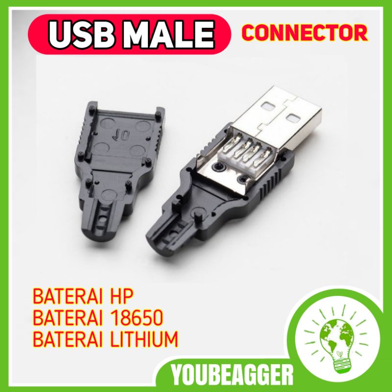 USB male konektor