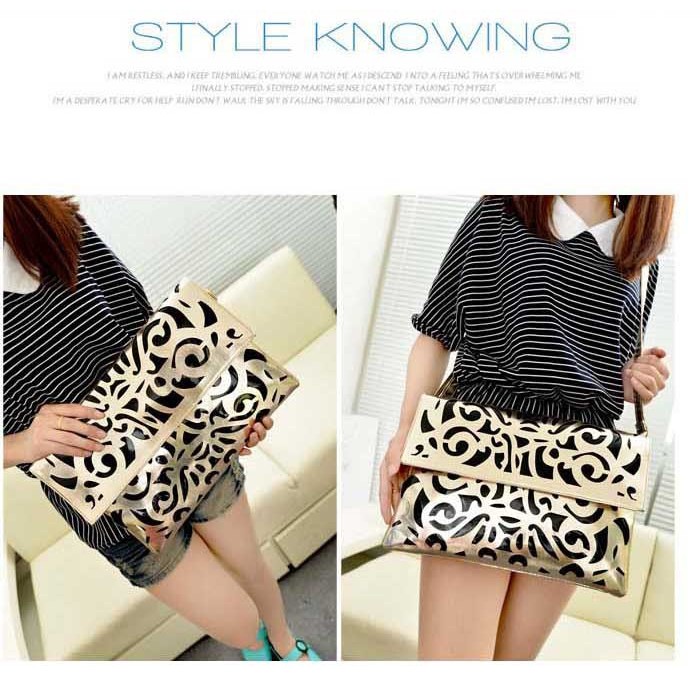 Tas Wanita murah cewek import batam fashion branded CELINE CABAS CROCO Bagus Best Seller Cantik F1R7