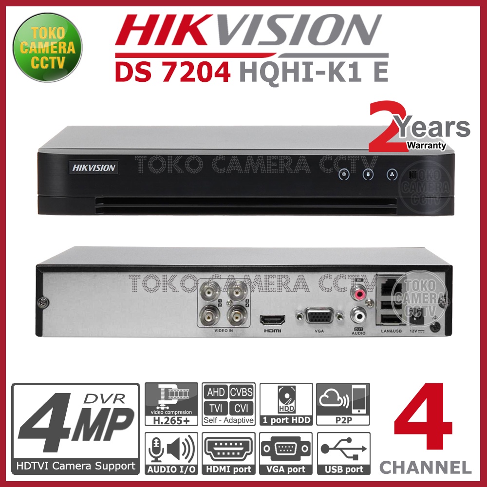 UPGRADE DVR HIKVISION 4 MENJADI 8 CHANNEL 2MP