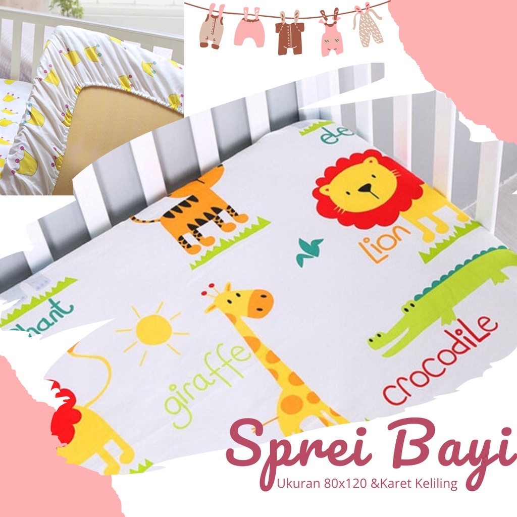 SPREI KATUN KASUR BAYI SEPREI BED BAYI Kualitas No 1 Shopee