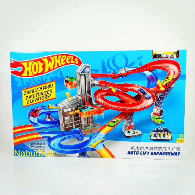Jual Hot Wheels Auto Lift Expressway Motorized Original Mattel