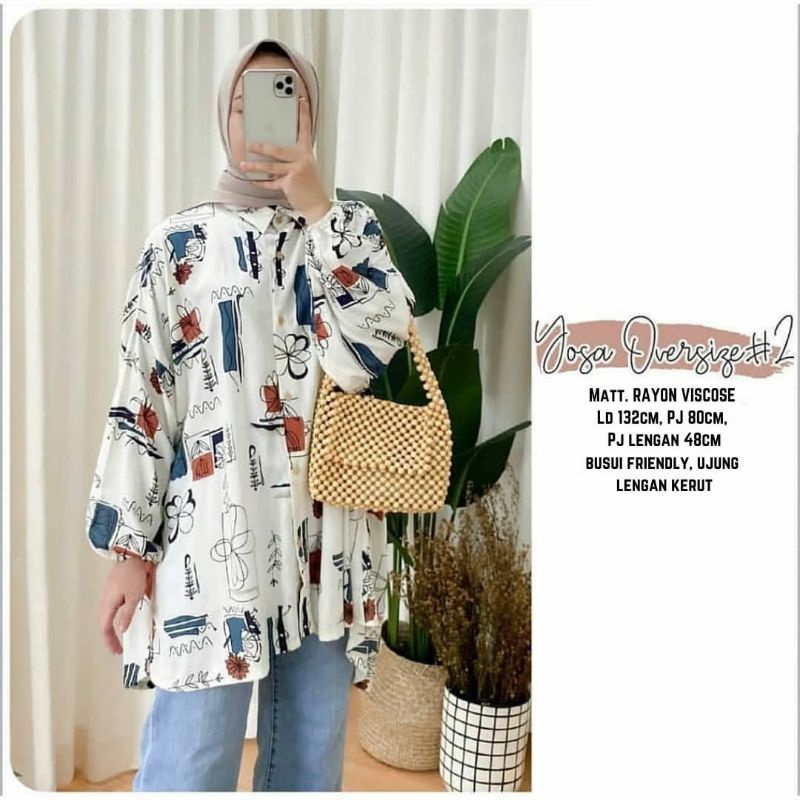 YOSA OVERSIZE TUNIK RAYON