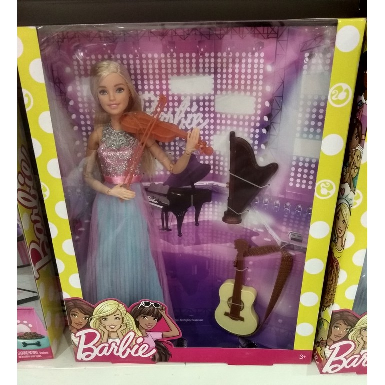 Barbie Violin Original mattel / Boneka Barbie Instrumental Harpa/Biola Murah