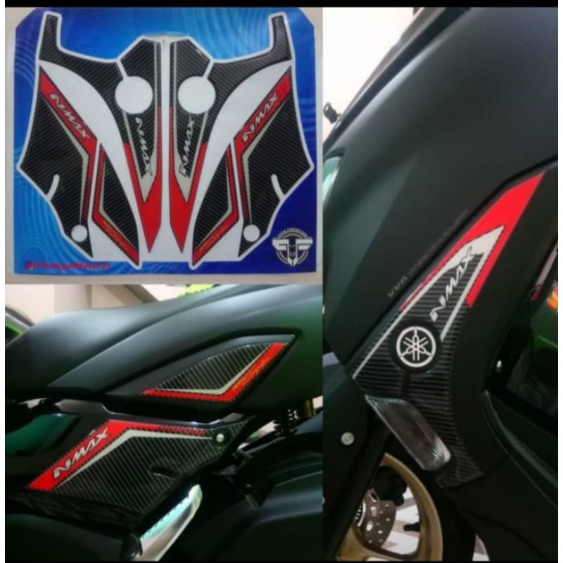 Sticker Stiker Timbul Resin Body Samping Yamaha Nmax 155 2020