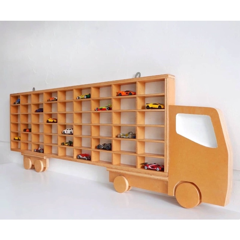 Rak hotwheels/rak mobil mobilan anak/rak mobil anak/hotwheels rak/truk hotwheels/tempat hotwheels