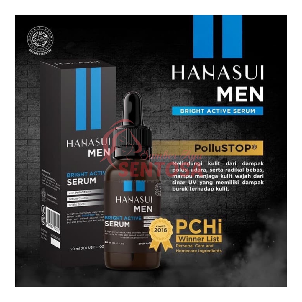 HANASUI MEN BRIGHT ACTIVE SERUM 20ML