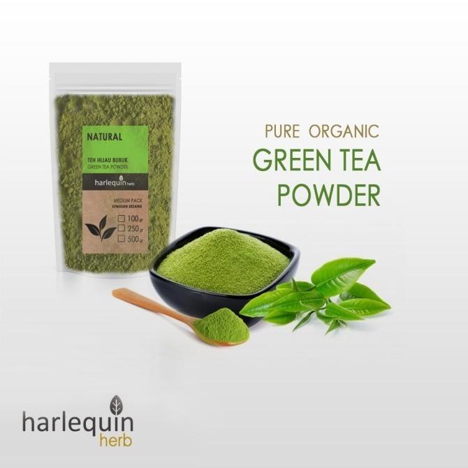

[COD] Teh Hijau Bubuk Murni Tanpa campuran 250 Gram Pure Green Tea powder [COD]
