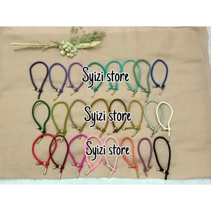 (free stoper)gelang tali pandora/ gelang serut pandora/gelang tali hongkong