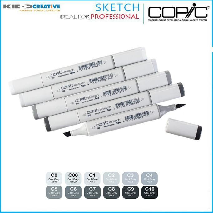 

PROMO COPIC INDIVIDUAL SKETCH COOL GRAY ( C ) 2 - COPIC PERALATAN MELUKIS ART SET MENGGAMBAR