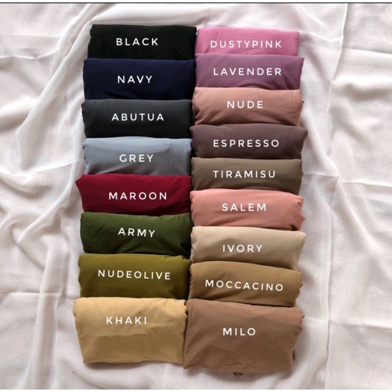 Noura Instan Khimar Simple Ped Jersey Premium Bergo Hamidah-2