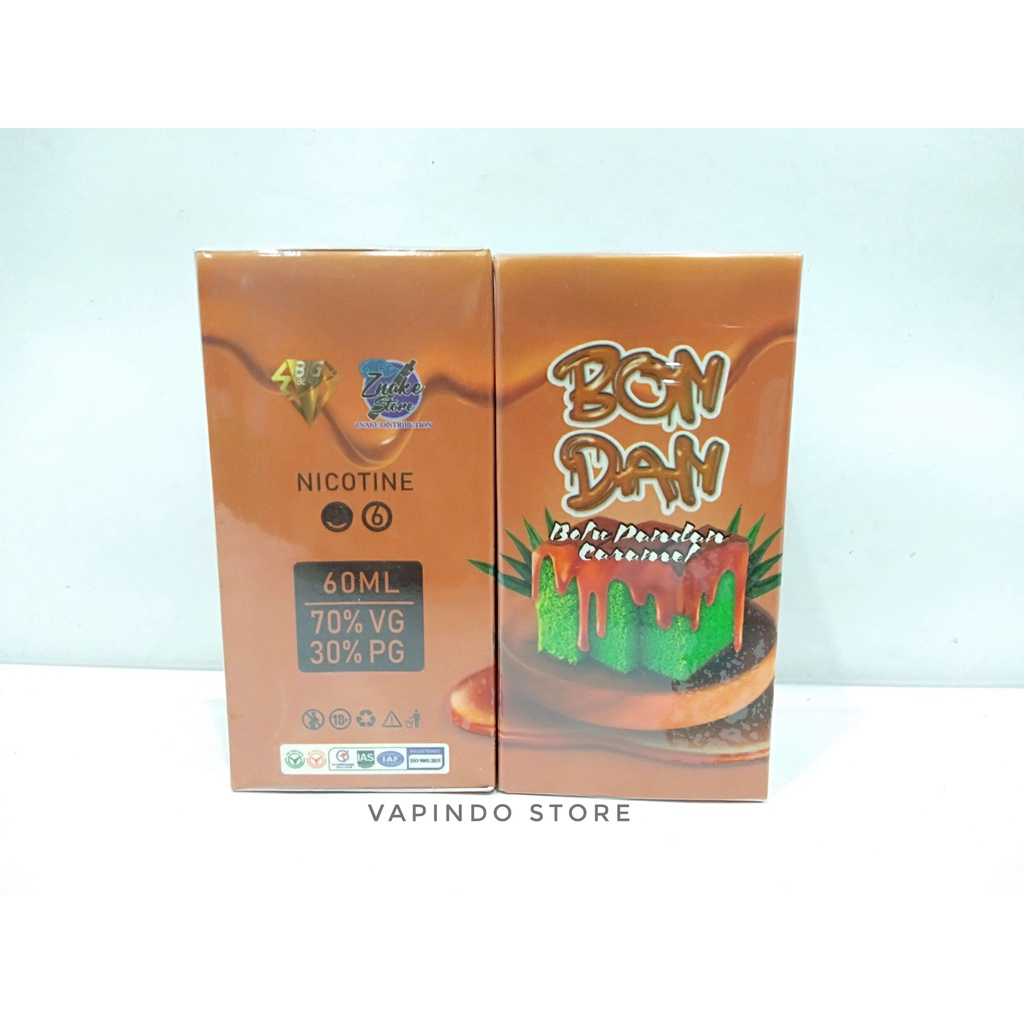 BONDAN V4 BOLU PANDAN CARAMEL 60ML 3MG BY JAVA JUICE LIQUID