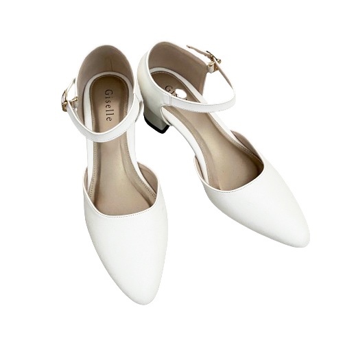 Giselle Colls - Jane Heels Wanita 5 cm-White