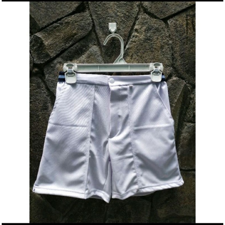 Celana Pendek Lotto Putih Polos/Celana Tes Masuk TNI POLRI/Celana Badminton/Celana Tenis/Fitnes/Lari