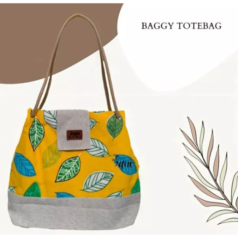 Tote bag tali sumbu/tas wanita/totebag talisumbu kombinasi kain goni