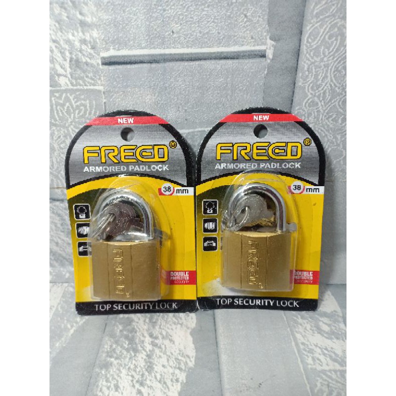 Gembok Rumah Kamar Security Lock Gembok Besi Ukuran 38mm