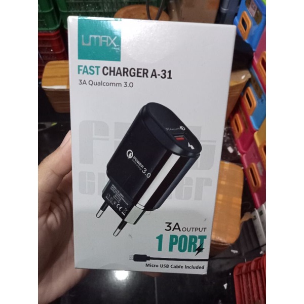 CHARGER UMAX FAST A-31/ 1 PORT
