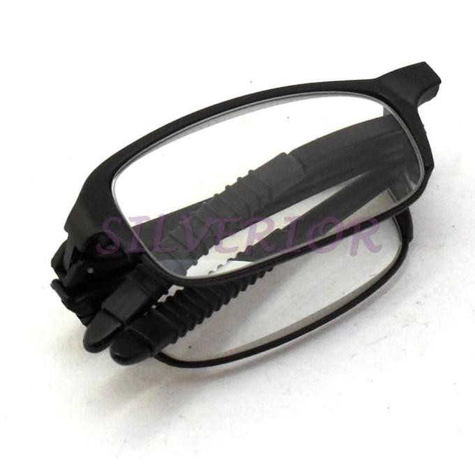 Kacamata Baca Lipat Plastik Plus 3