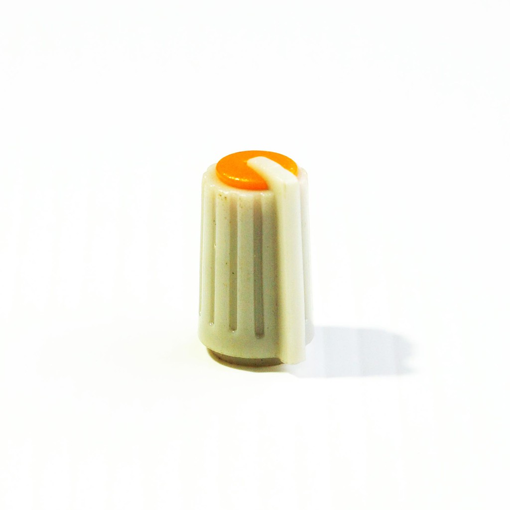 KNOP POTENSIO VOLUME MIXER ORANGE 10MM