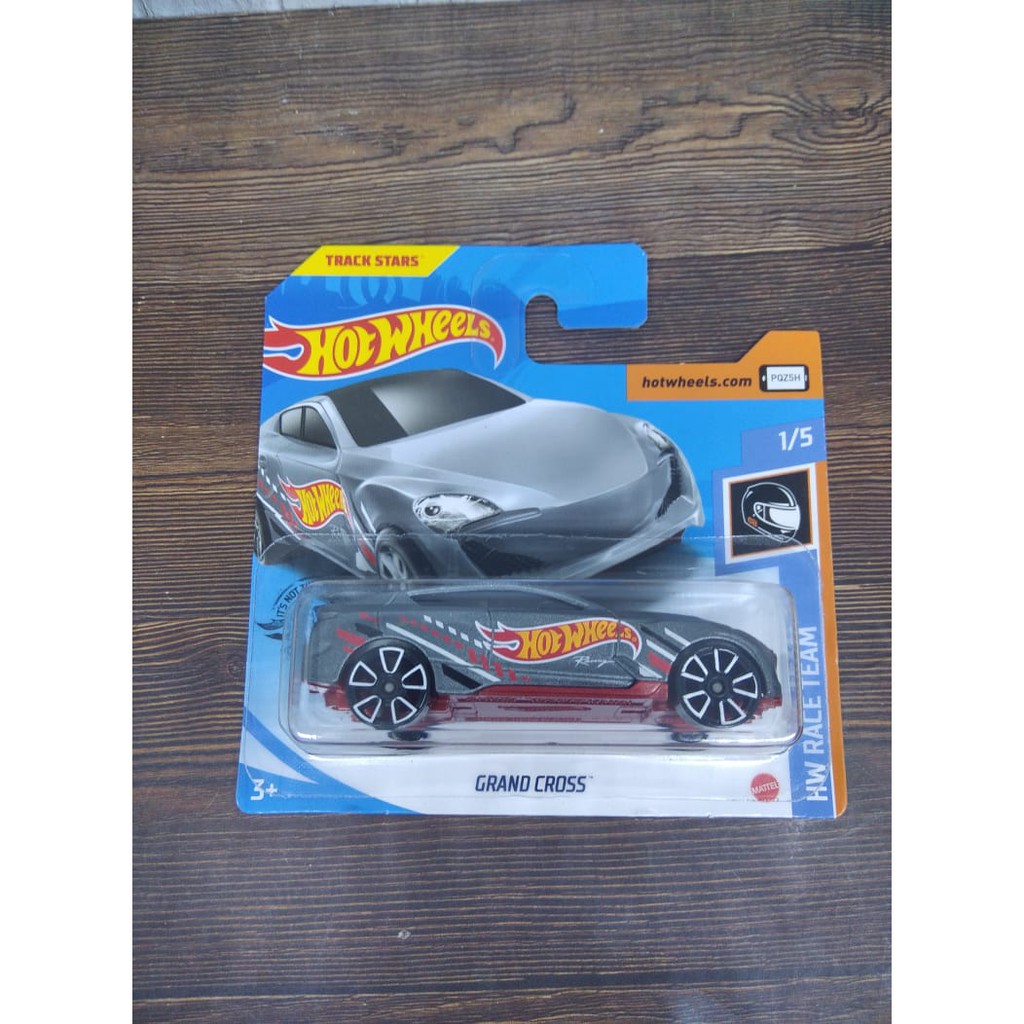 Hot Wheels Grand Cross SILVER HW Short Card Race Team 1/5