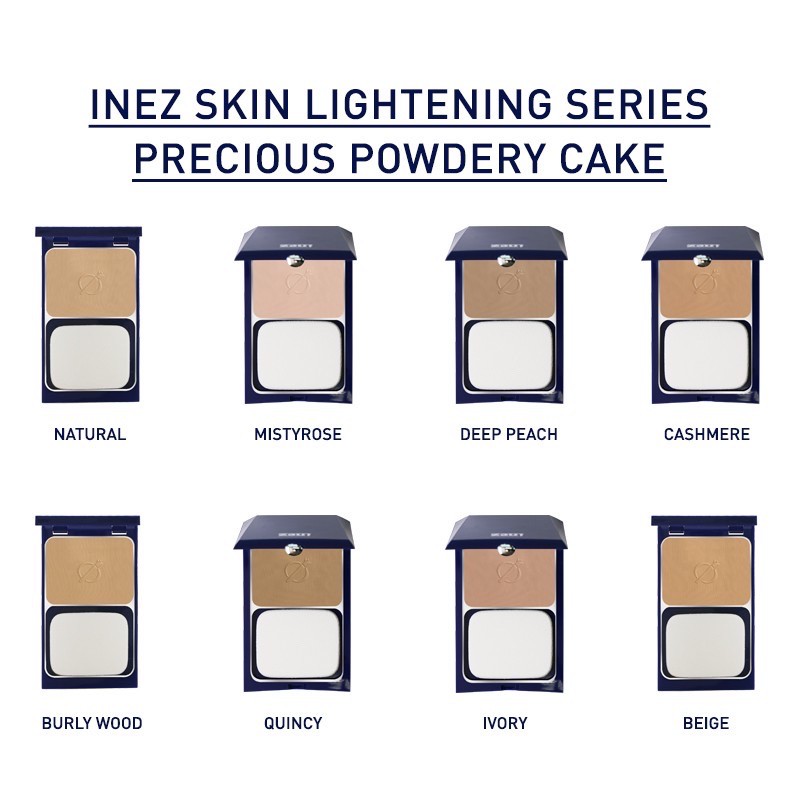 [ok] Inez powdery precious cake powder -- bedak padat inez + kaca