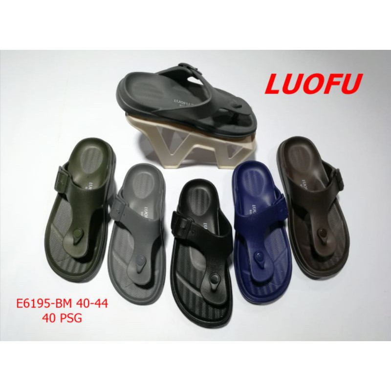 Sendal Karet Pria .( LUOFU TIKES )
