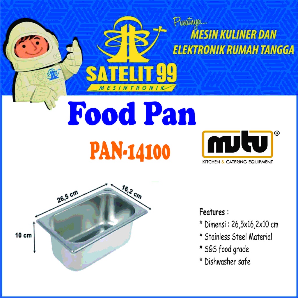 FOOD PAN MUTU PAN-14150