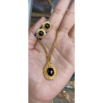 set perhiasan alpaka bali lapis mas