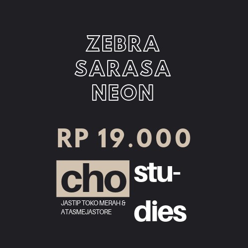 

Zebra Sarasa Neon