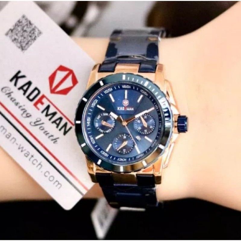 JAM TANGAN WANITA KADEMAN ORIGINAL/JAM TANGAN FASHION RANTAI