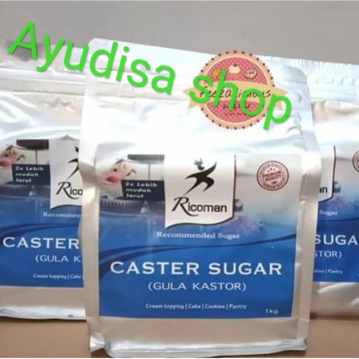 

HOT SALE GULA KASTOR / CASTER SUGAR RICOMAN 1 Kg