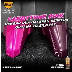 Pilok Pink Candy Tone Paket Diton Premium 4 Klg Cat Semprot Sepeda Motor Mobil Velg Helm