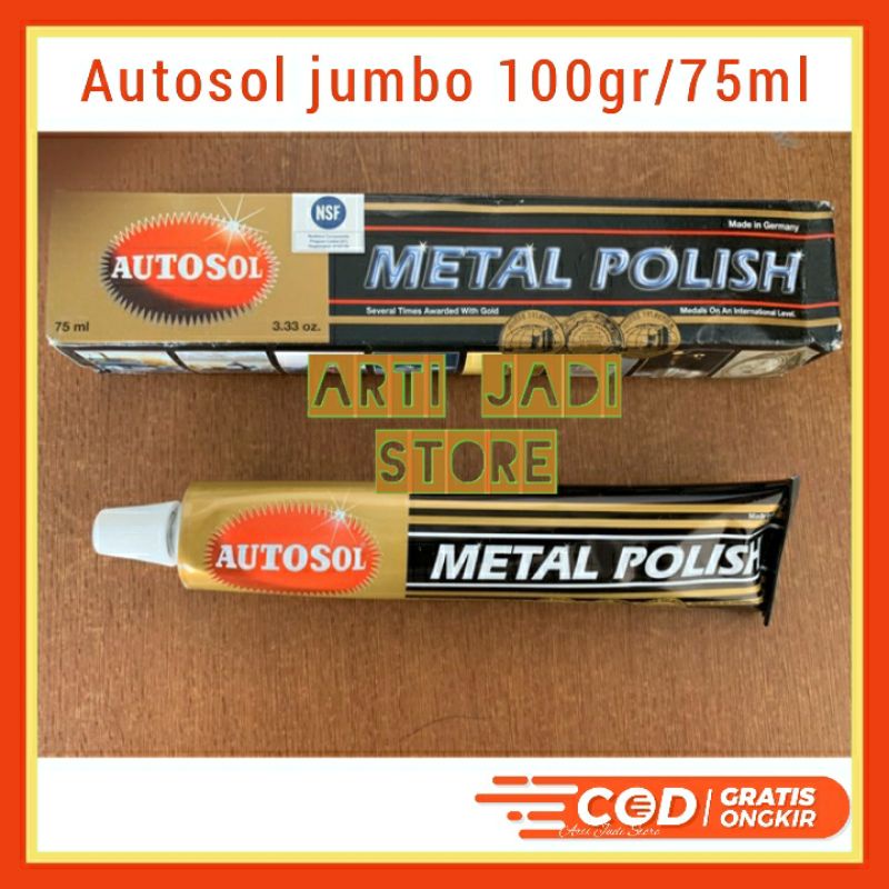 Jual Autosol Metal Polish Made In Germany 100gr / 75ml Shopee Indonesia