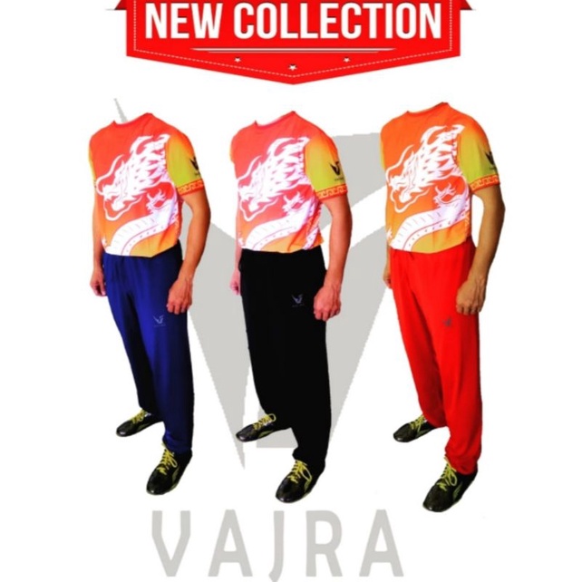 VAJRA Celana Wushu Taichi Kungfu Kickboxing Yoga