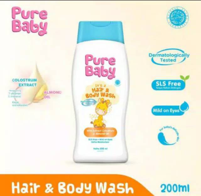 Pure baby head to toe wash 200ml