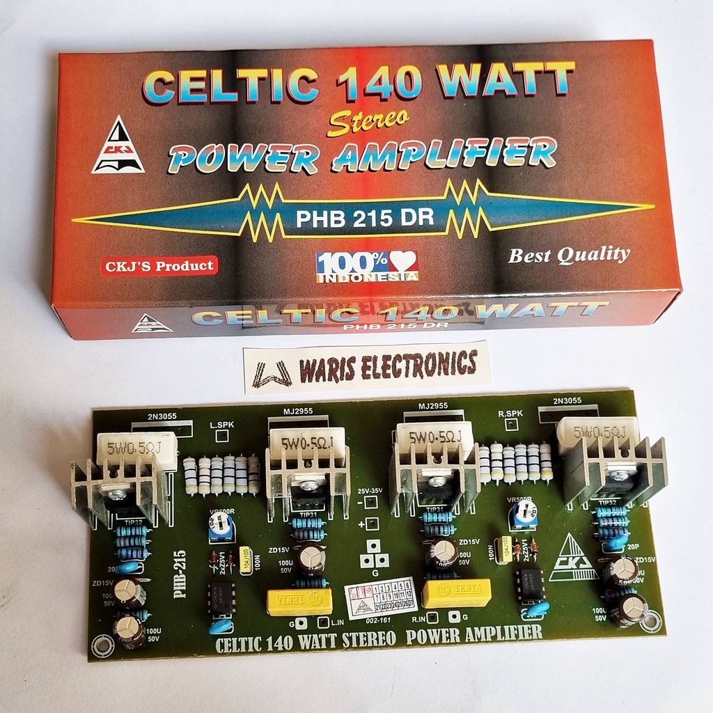 Kit Driver Power Amplifier 140 W Watt Stereo Celtic CKJ PHB215DR