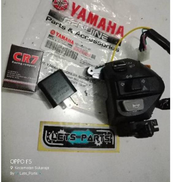 Menarik.. Saklar Holder Kiri Ori Modif Sein Hazard Lampu Off Mio J Z M3 MX jupiter Soul 125 Mio Gt X
