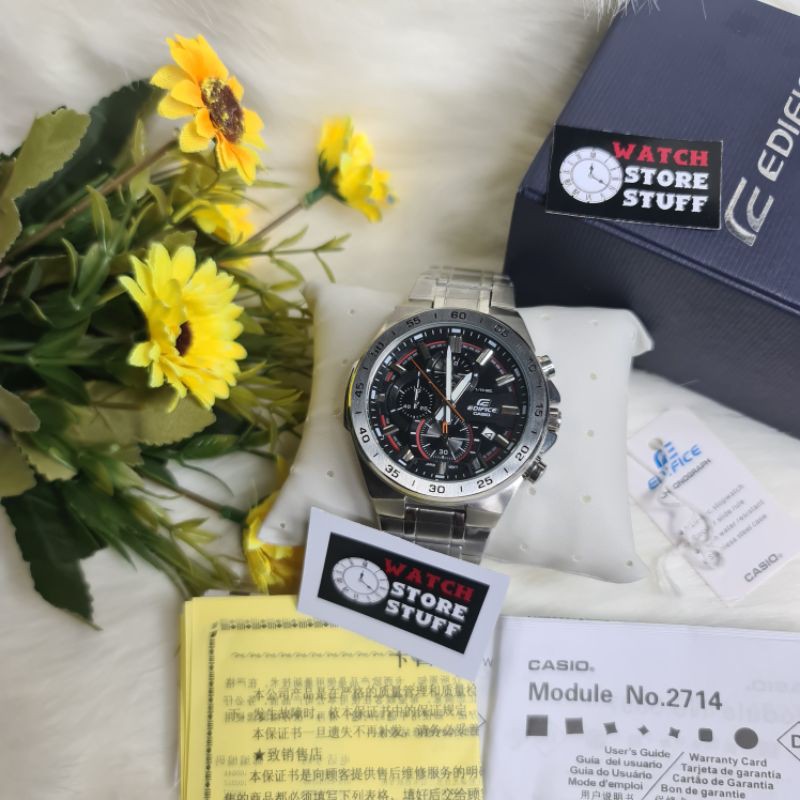 JAM TANGAN PRIA WANITA | RANTAI | KULIT | KARET | MURAH | PRIA cas10 EDIFICE ORIGINAL EFR 564 FREE B